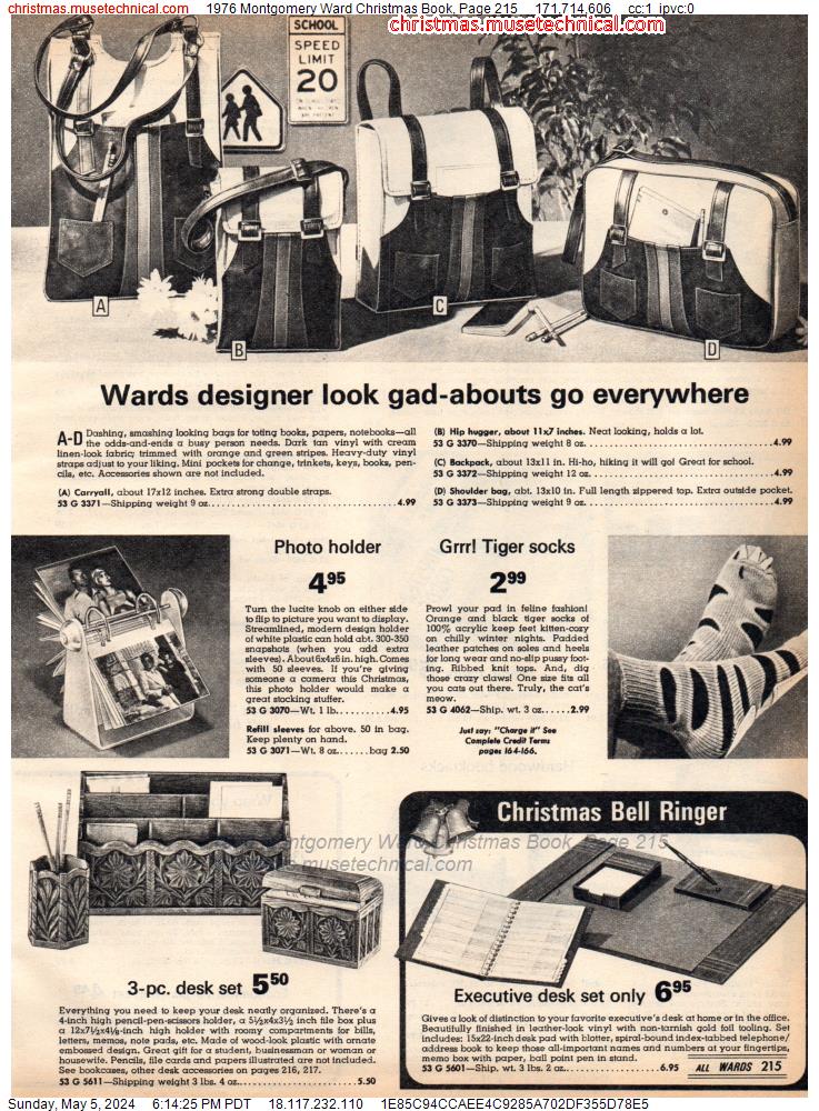 1976 Montgomery Ward Christmas Book, Page 215