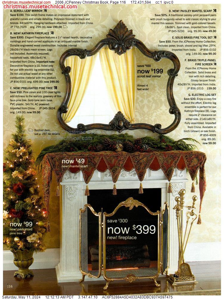 2006 JCPenney Christmas Book, Page 116