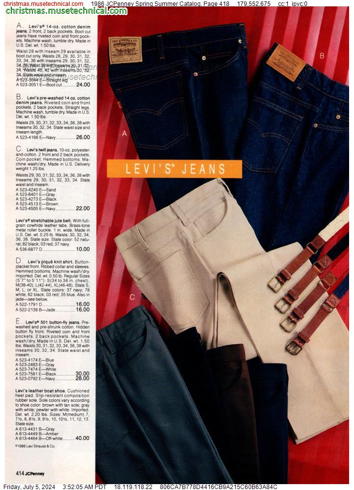 1986 JCPenney Spring Summer Catalog, Page 418