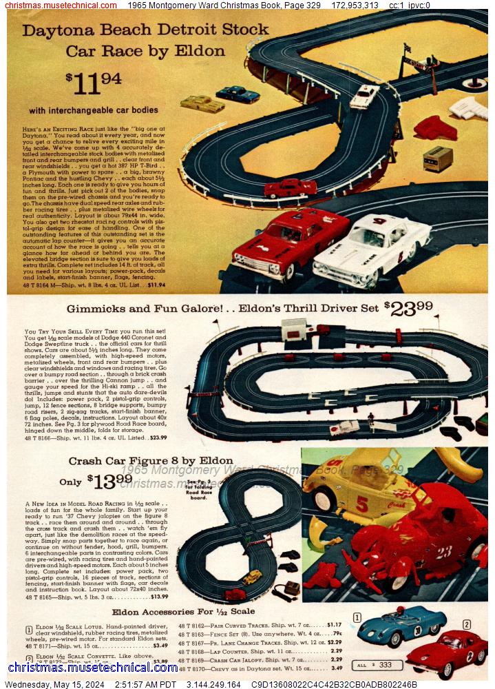 1965 Montgomery Ward Christmas Book, Page 329