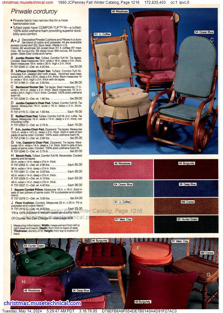 1990 JCPenney Fall Winter Catalog, Page 1216
