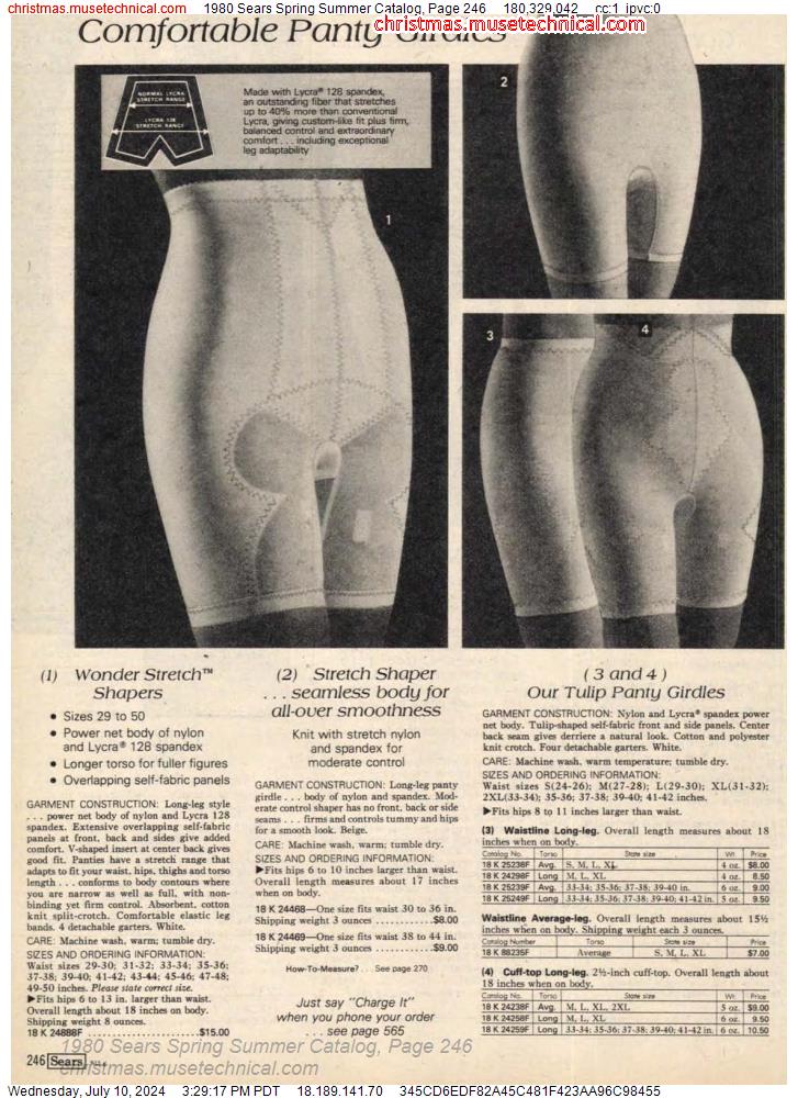 1980 Sears Spring Summer Catalog, Page 246