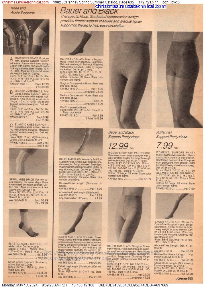 1982 JCPenney Spring Summer Catalog, Page 635