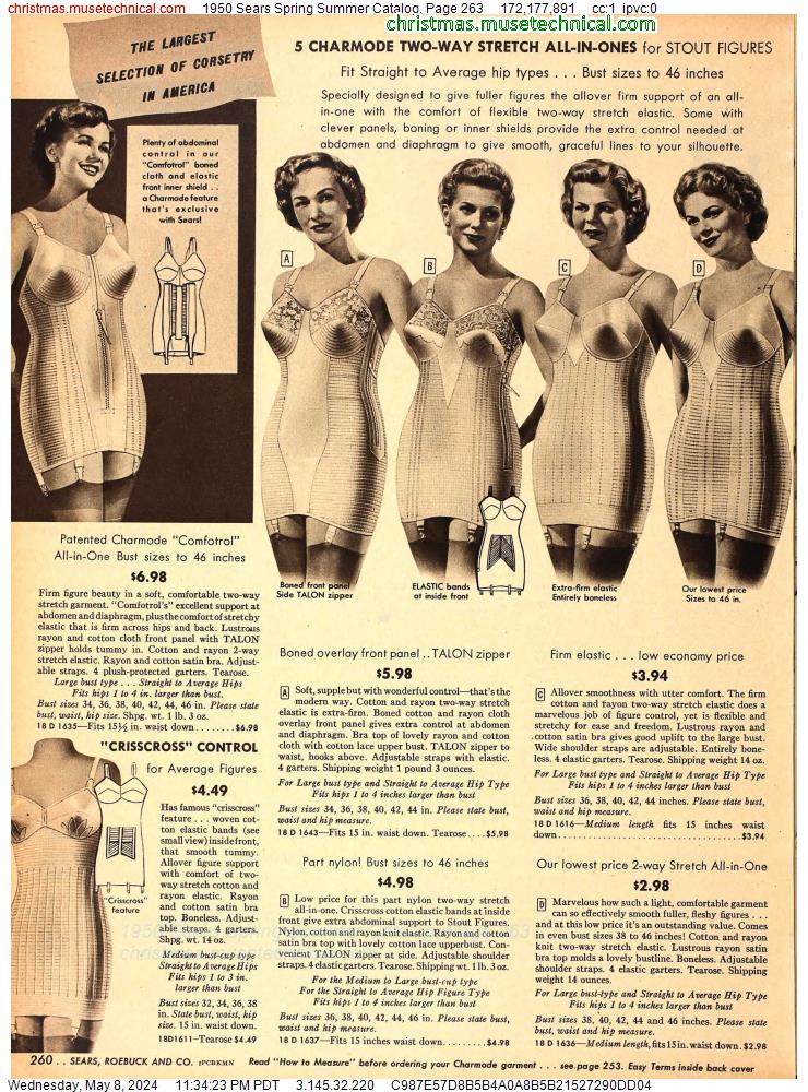 1950 Sears Spring Summer Catalog, Page 263