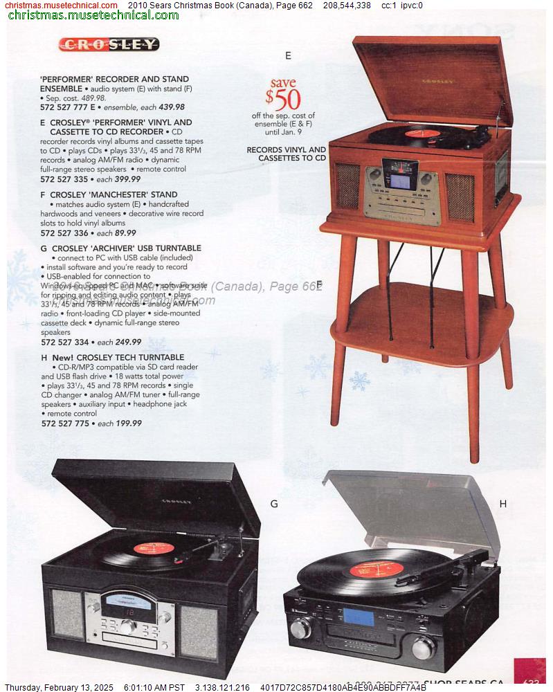 2010 Sears Christmas Book (Canada), Page 662