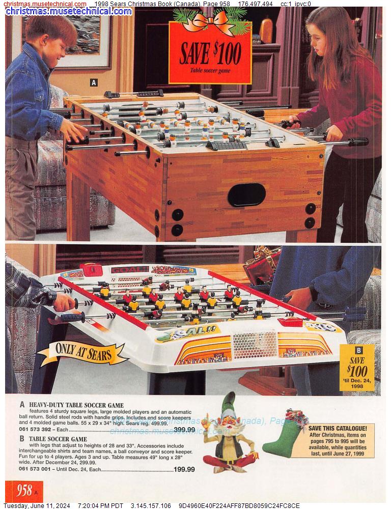 1998 Sears Christmas Book (Canada), Page 958