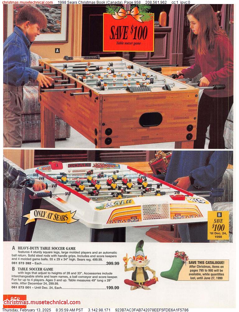 1998 Sears Christmas Book (Canada), Page 958