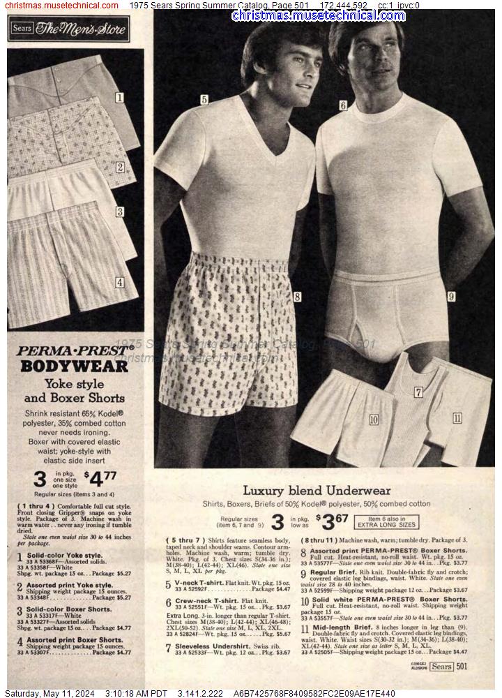 1975 Sears Spring Summer Catalog, Page 501