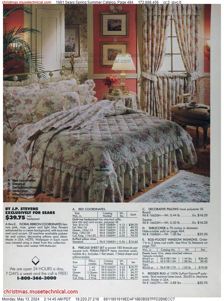 1991 Sears Spring Summer Catalog, Page 484