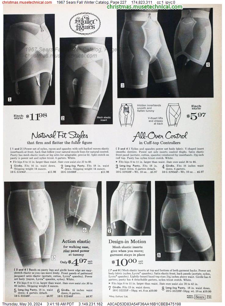 1967 Sears Fall Winter Catalog, Page 227