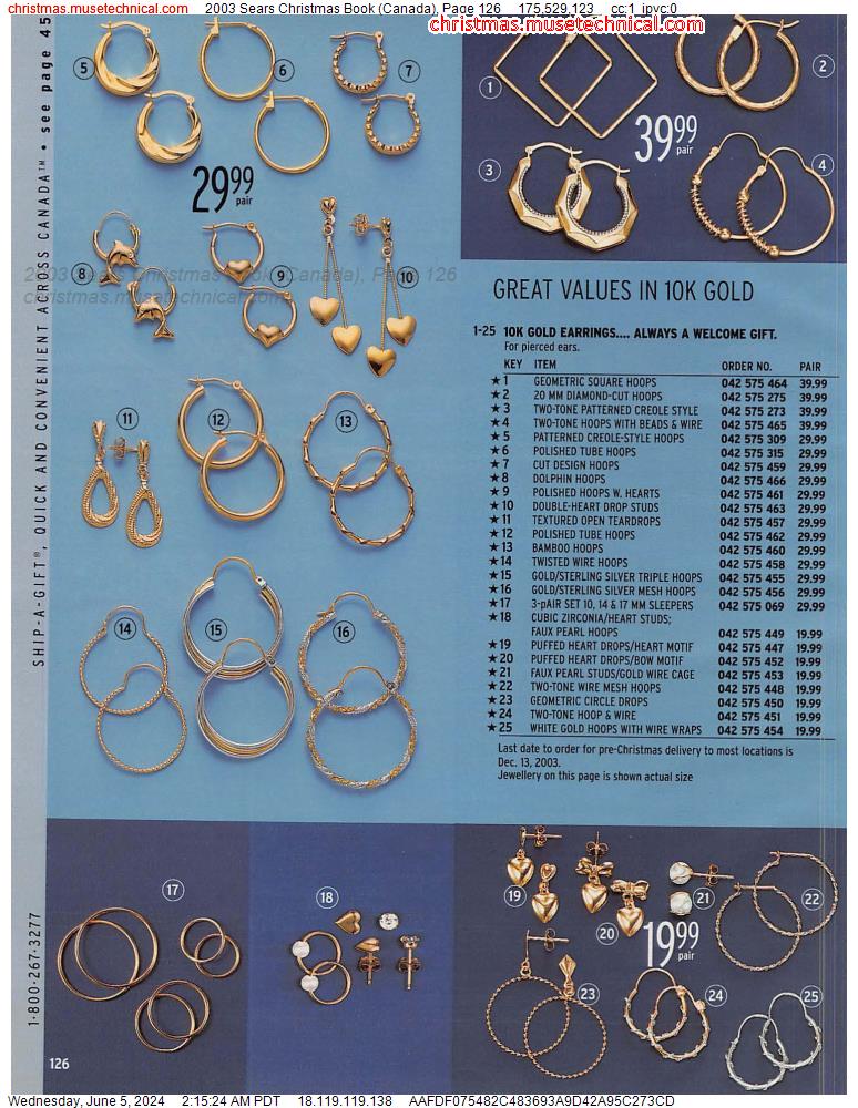 2003 Sears Christmas Book (Canada), Page 126
