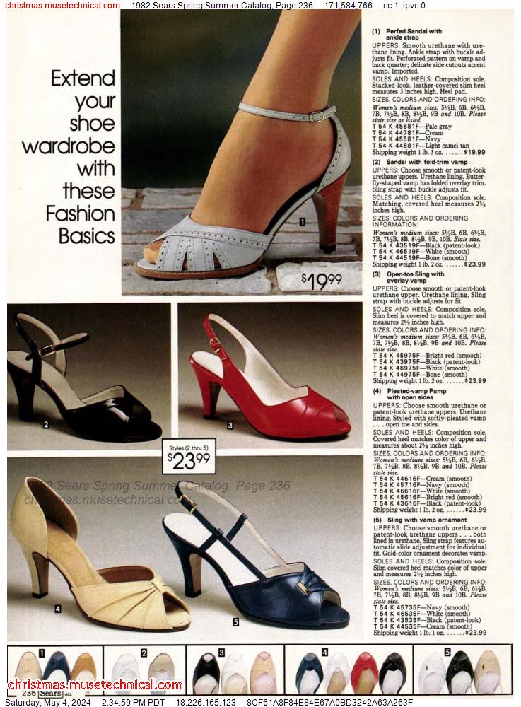 1982 Sears Spring Summer Catalog, Page 236