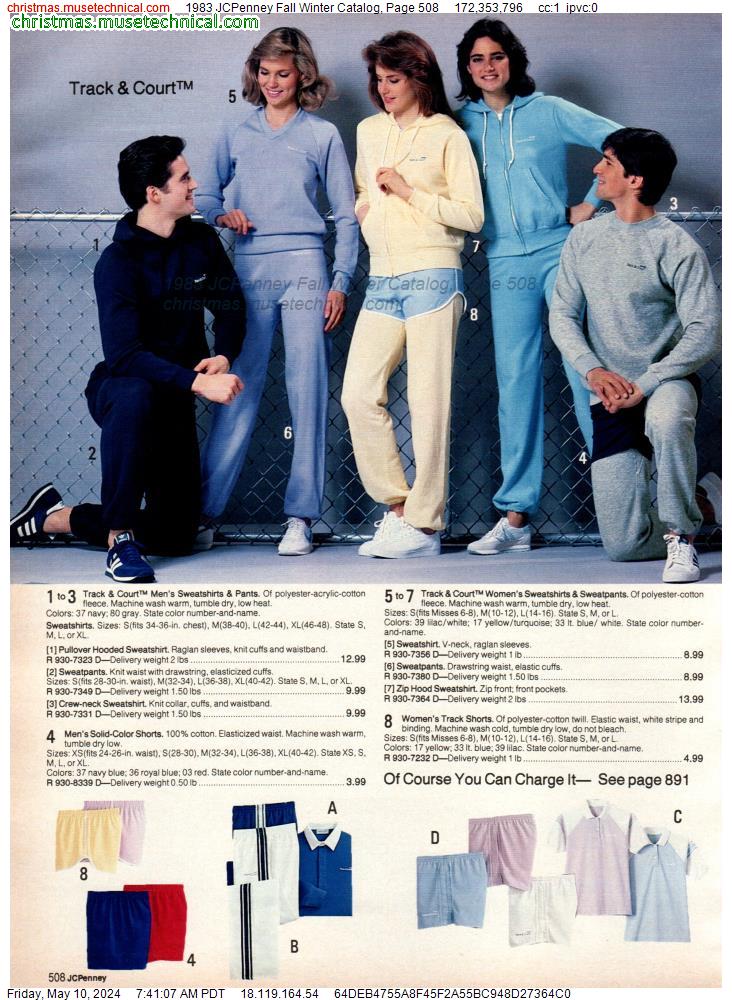 1983 JCPenney Fall Winter Catalog, Page 508
