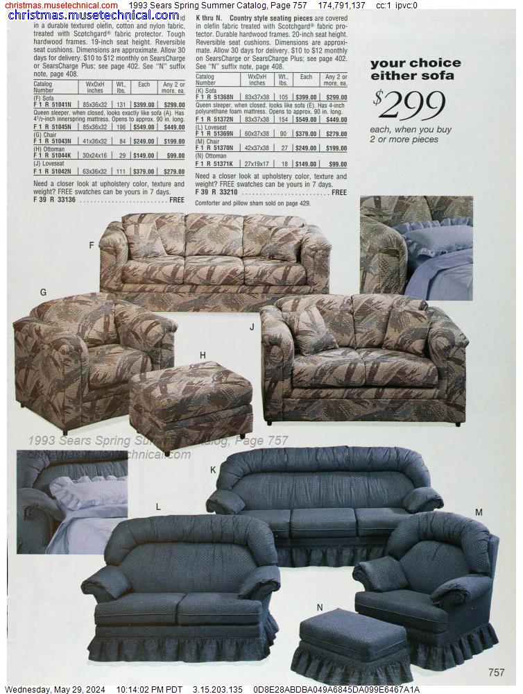 1993 Sears Spring Summer Catalog, Page 757