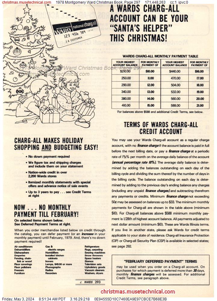 1978 Montgomery Ward Christmas Book, Page 297