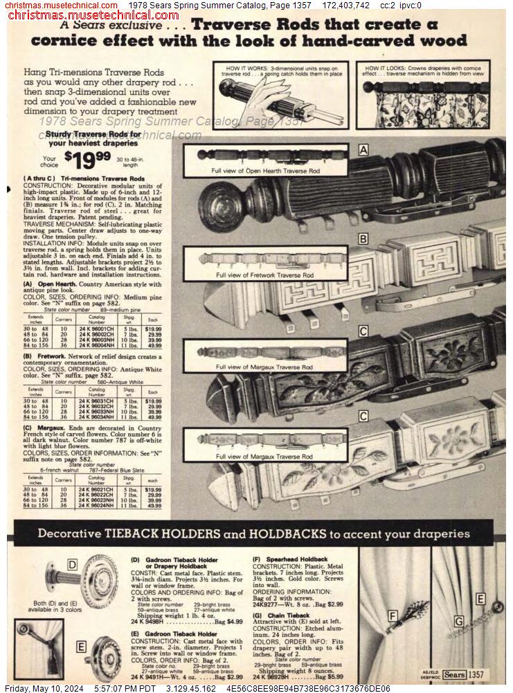 1978 Sears Spring Summer Catalog, Page 1357