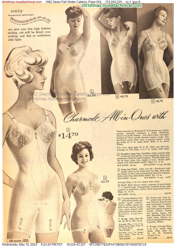 1962 Sears Fall Winter Catalog, Page 254