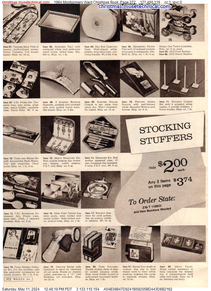 1964 Montgomery Ward Christmas Book, Page 372