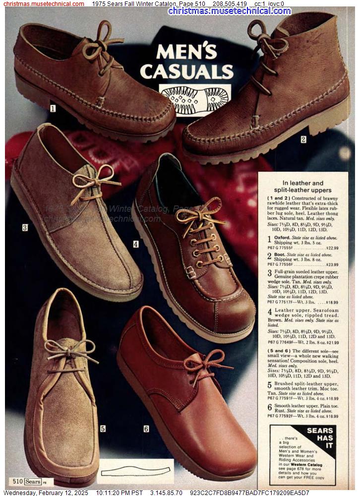 1975 Sears Fall Winter Catalog, Page 510