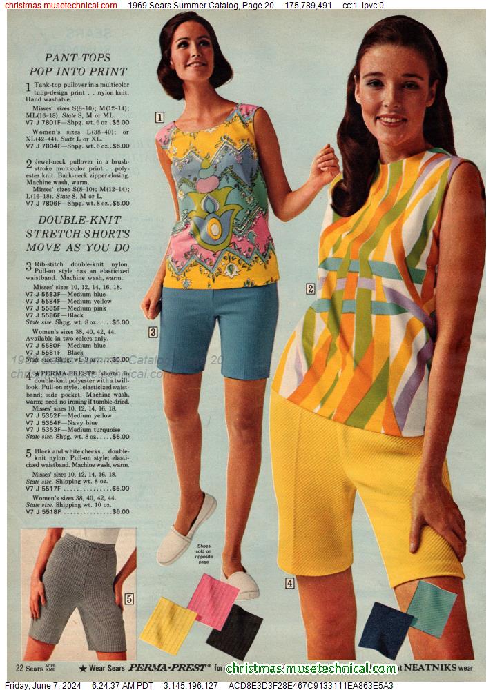 1969 Sears Summer Catalog, Page 20