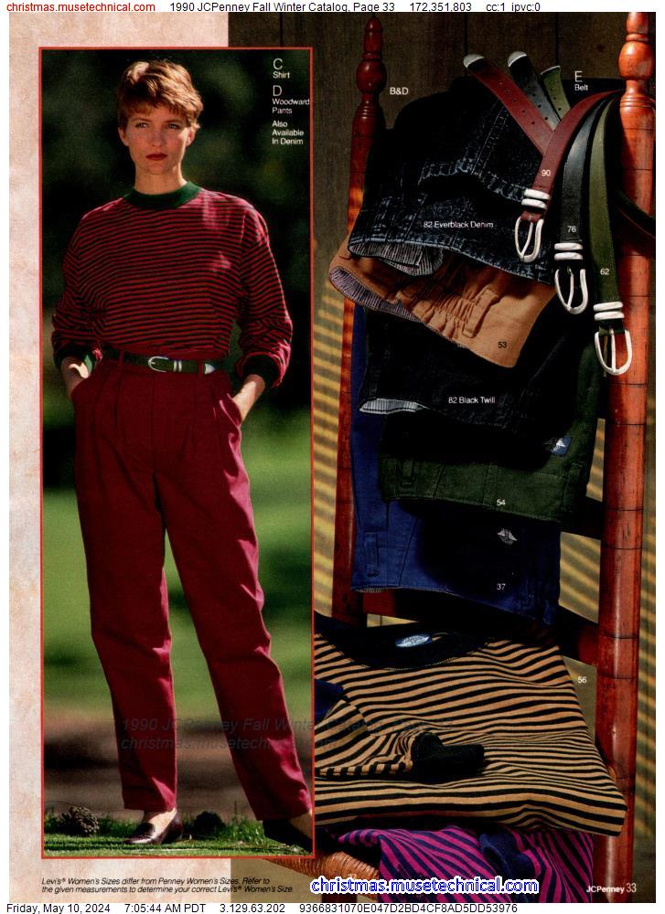1990 JCPenney Fall Winter Catalog, Page 33