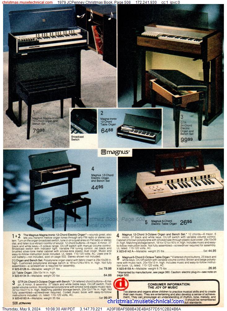 1979 JCPenney Christmas Book, Page 508