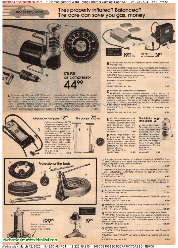 1982 Montgomery Ward Spring Summer Catalog, Page 542