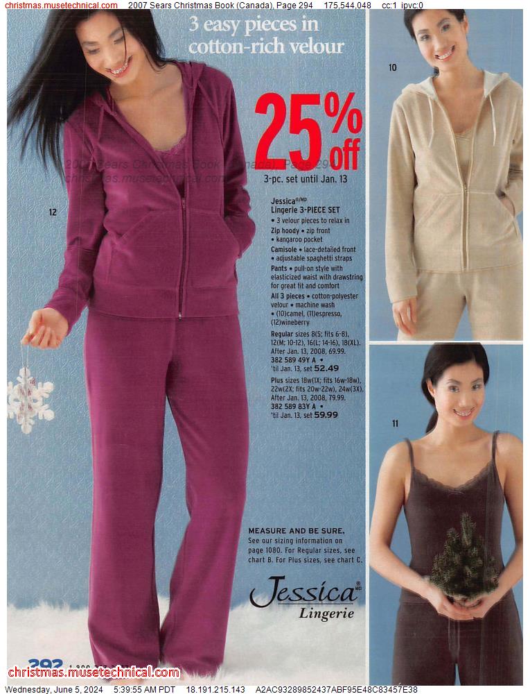 2007 Sears Christmas Book (Canada), Page 294