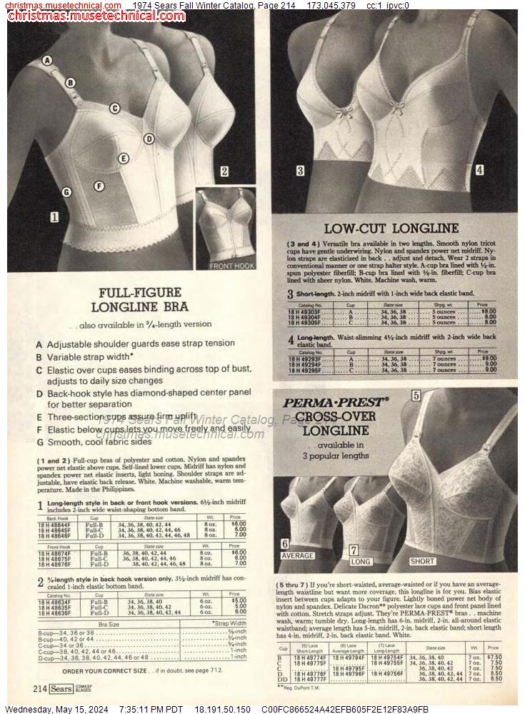 1974 Sears Fall Winter Catalog, Page 214