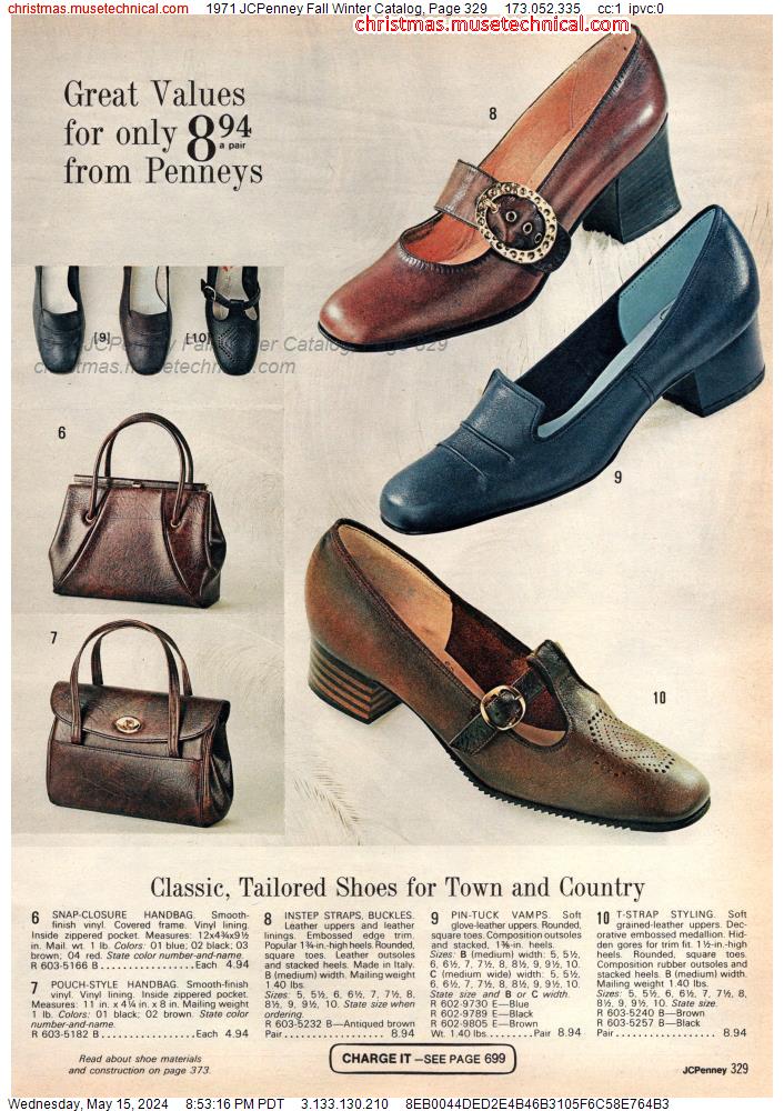 1971 JCPenney Fall Winter Catalog, Page 329