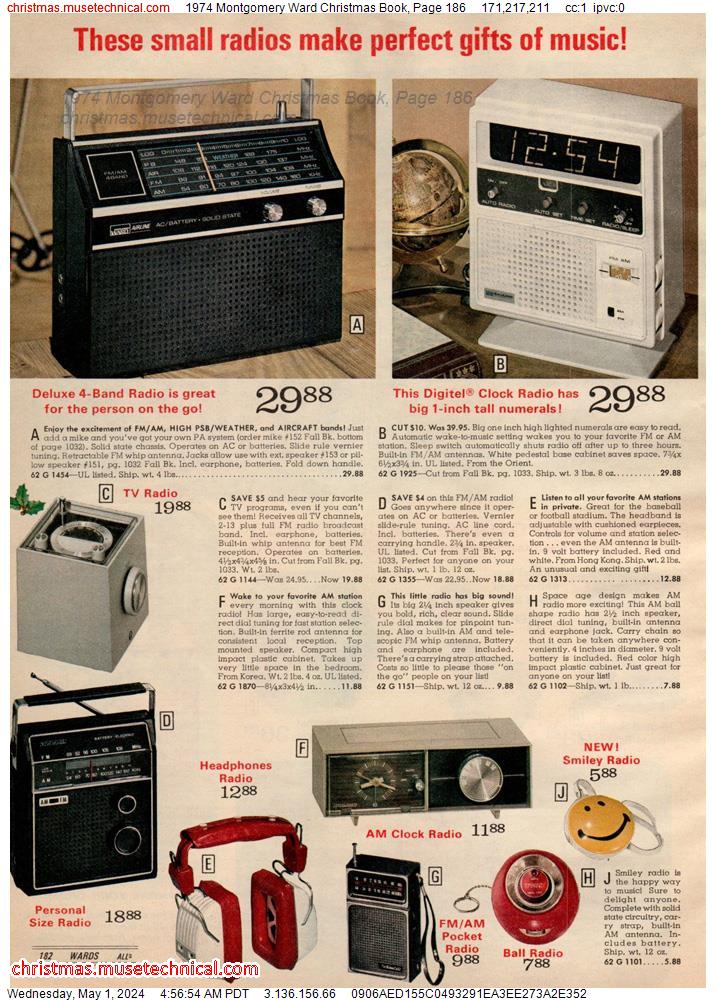 1974 Montgomery Ward Christmas Book, Page 186