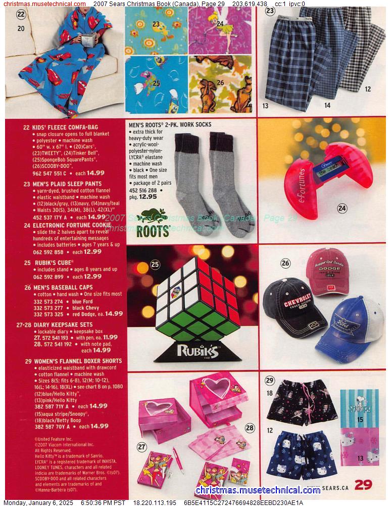 2007 Sears Christmas Book (Canada), Page 29