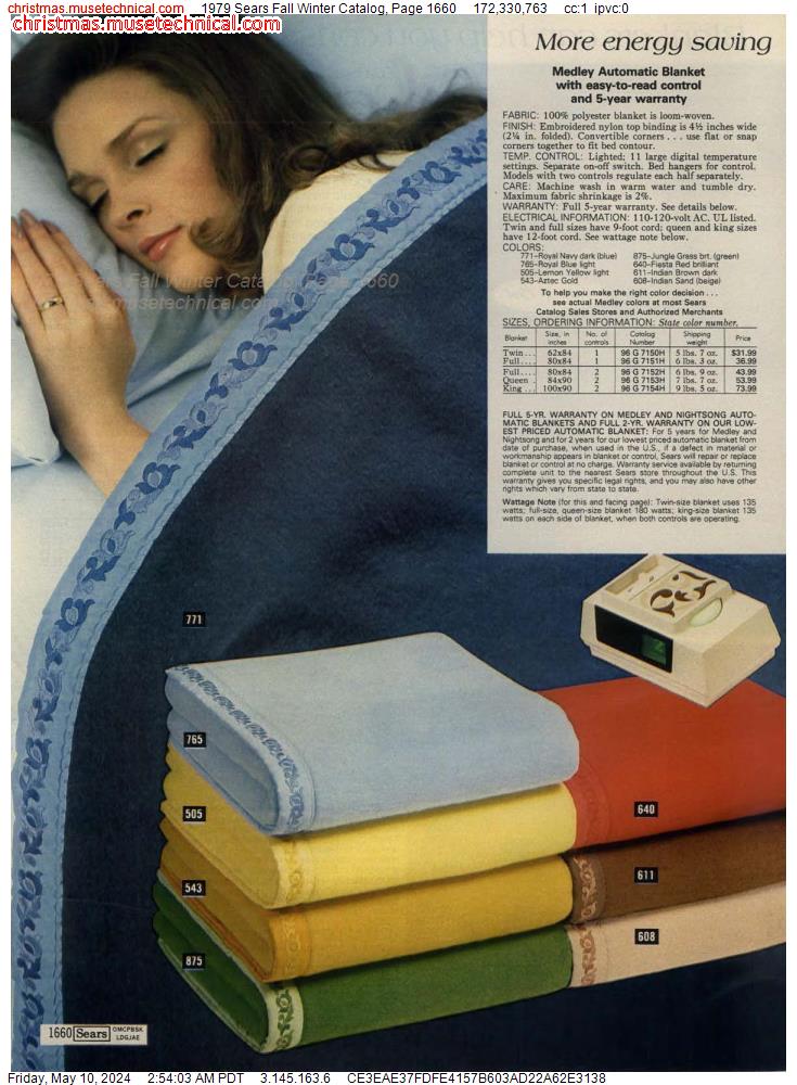 1979 Sears Fall Winter Catalog, Page 1660