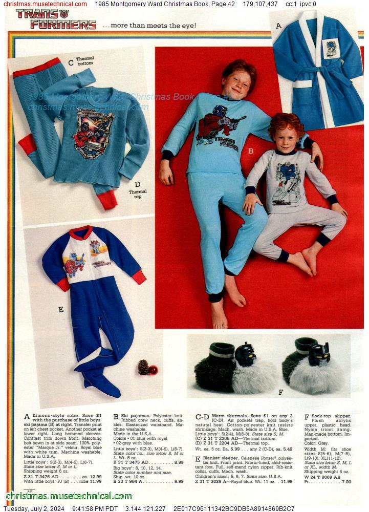1985 Montgomery Ward Christmas Book, Page 42