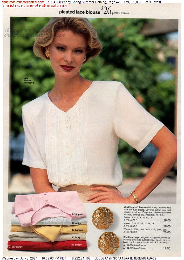 1994 JCPenney Spring Summer Catalog, Page 42