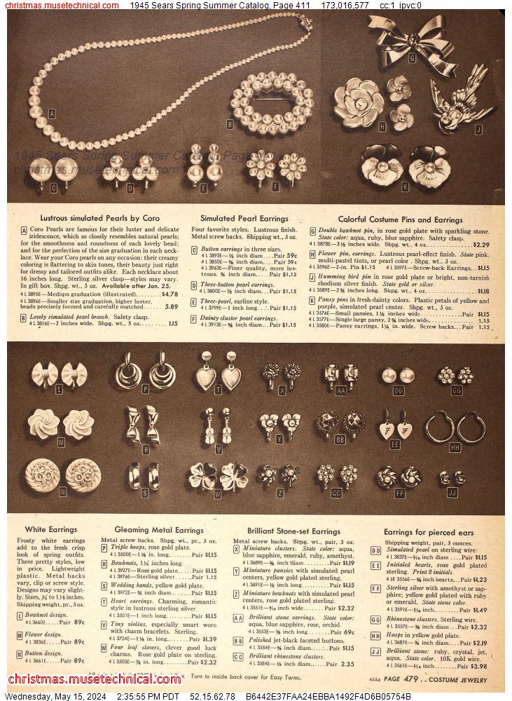 1945 Sears Spring Summer Catalog, Page 411