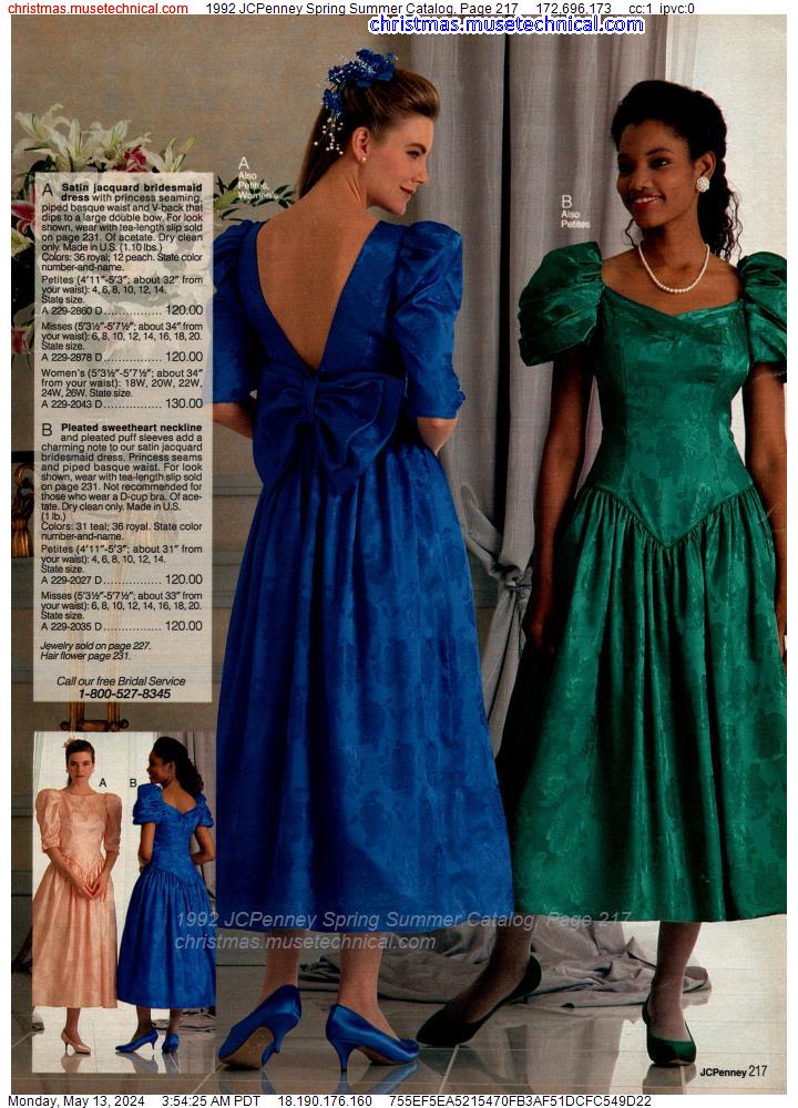 1992 JCPenney Spring Summer Catalog, Page 217