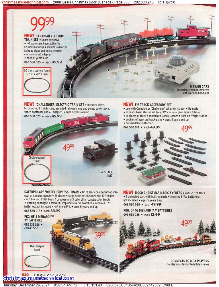 2008 Sears Christmas Book (Canada), Page 858