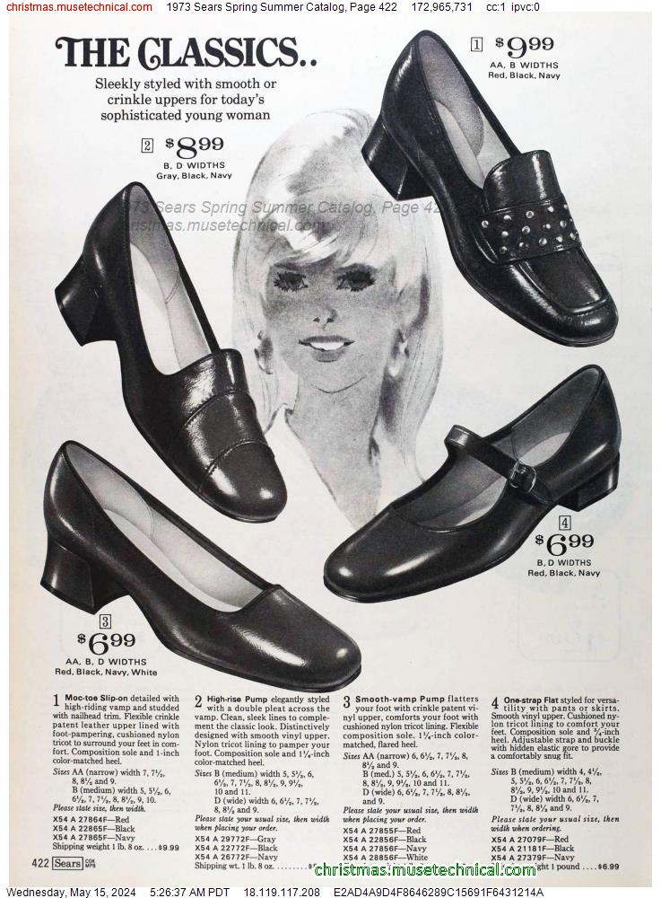1973 Sears Spring Summer Catalog, Page 422