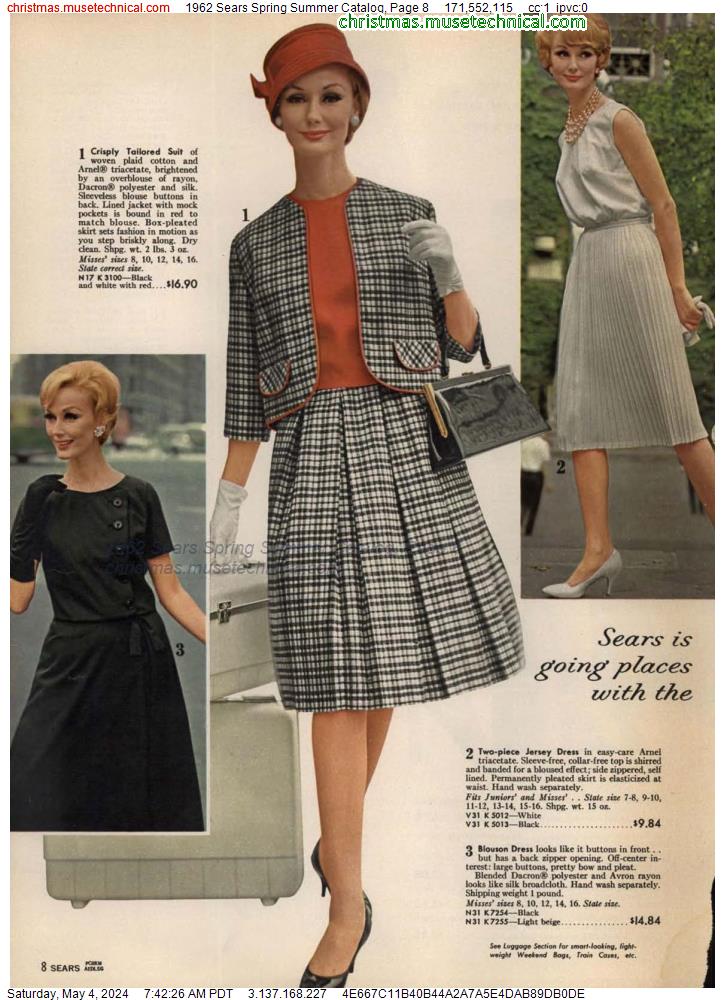 1962 Sears Spring Summer Catalog, Page 8