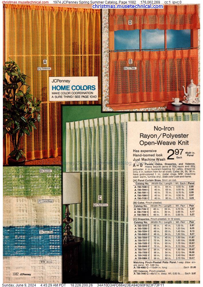 1974 JCPenney Spring Summer Catalog, Page 1082
