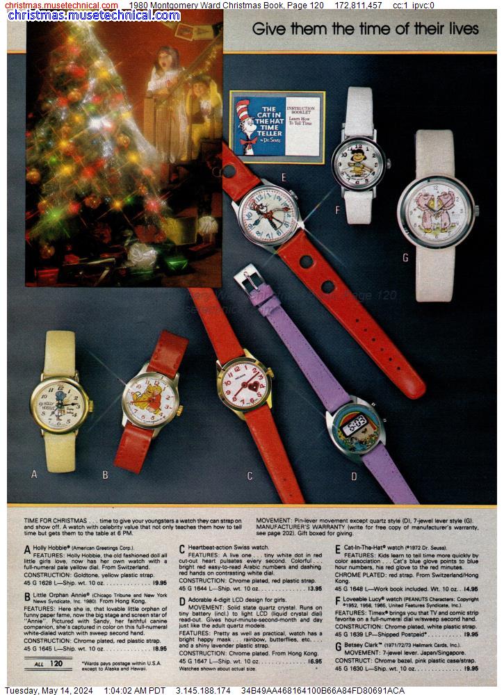 1980 Montgomery Ward Christmas Book, Page 120