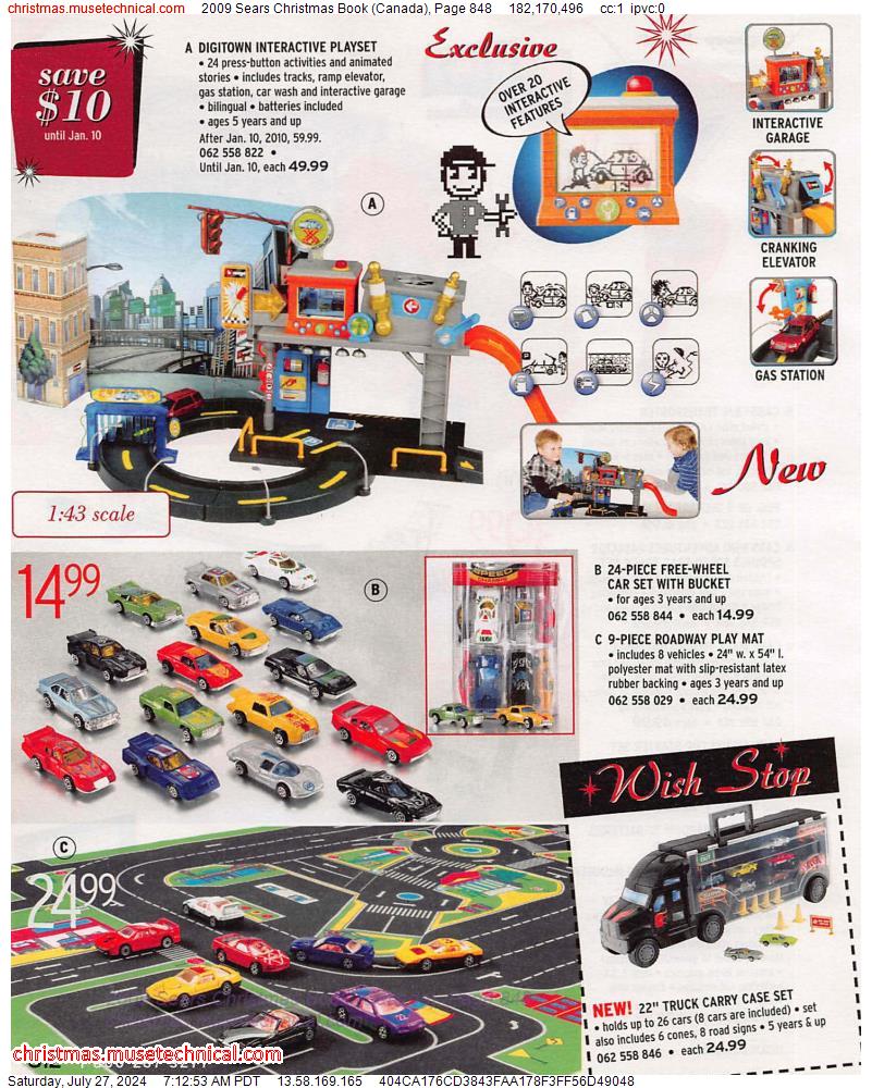 2009 Sears Christmas Book (Canada), Page 848