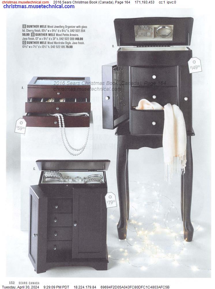 2016 Sears Christmas Book (Canada), Page 164