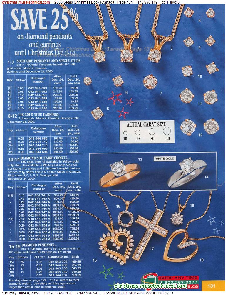 2000 Sears Christmas Book (Canada), Page 131