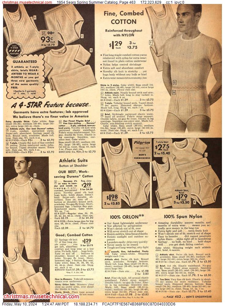 1954 Sears Spring Summer Catalog, Page 463