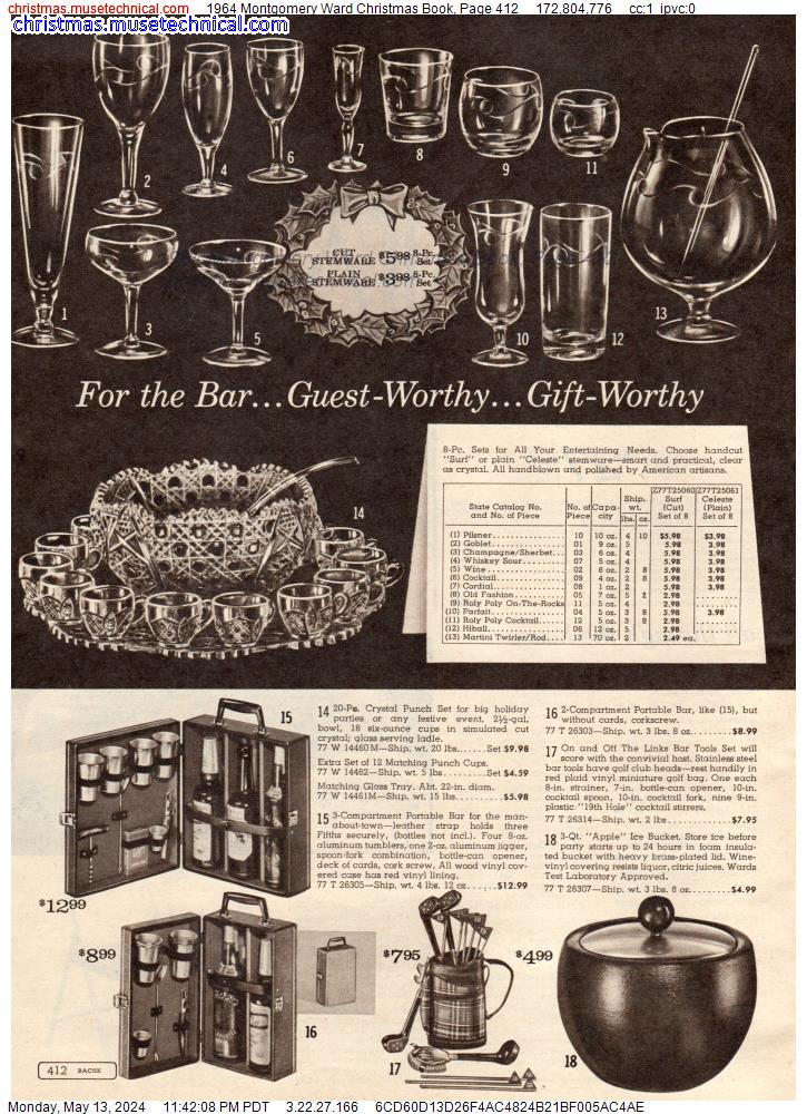 1964 Montgomery Ward Christmas Book, Page 412