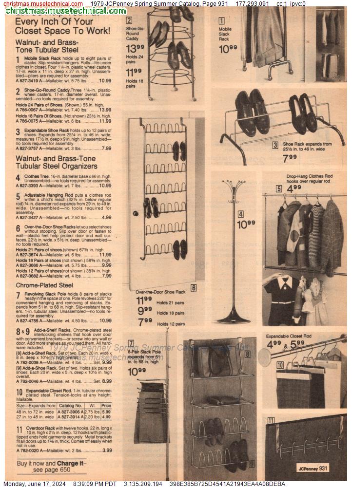 1979 JCPenney Spring Summer Catalog, Page 931