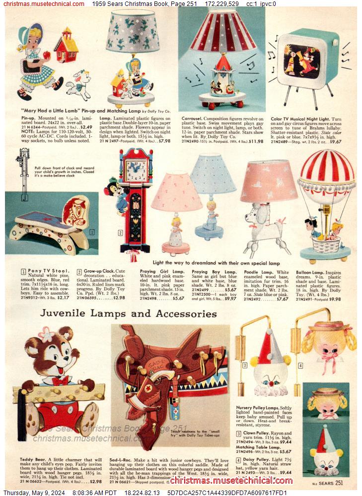 1959 Sears Christmas Book, Page 251