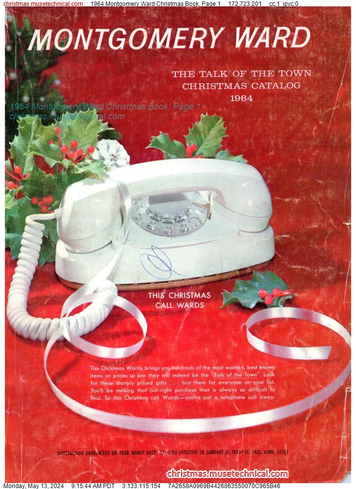 1964 Montgomery Ward Christmas Book, Page 1